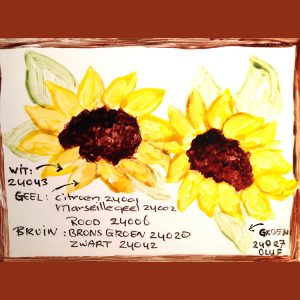Schritt 5 Sonnenblumenmalerei