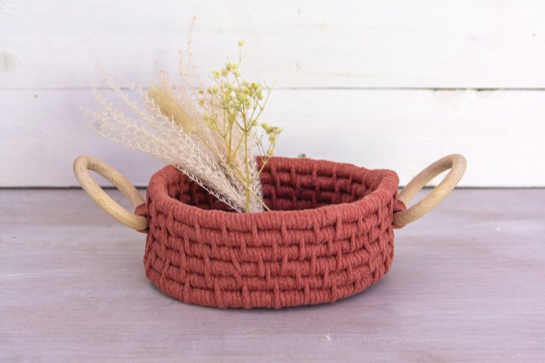 DIY-Makramee-Körbchen von Stafil