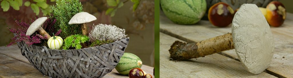 DIY paddestoelen, Beton für Kreative