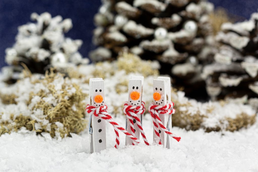 Houten winter knijpers
