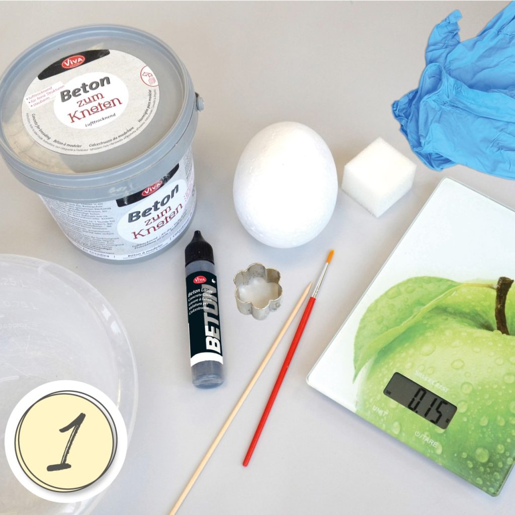 Viva Decor - DIY Kipjes van Beton zum Kneten