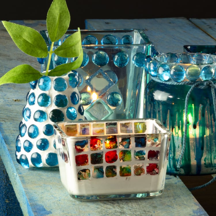 DIY Garden Candles