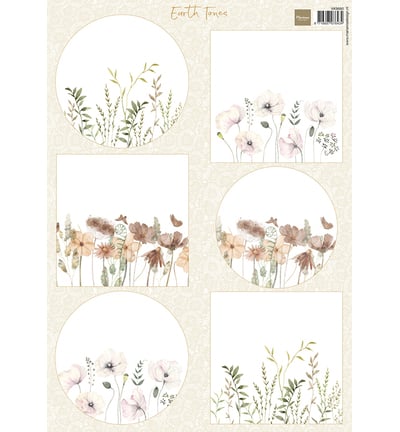 Marianne Design Knipvel A4, Earth Tones