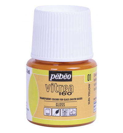 Pebeo Vitrea 160 gloss 45ml, Sun yellow