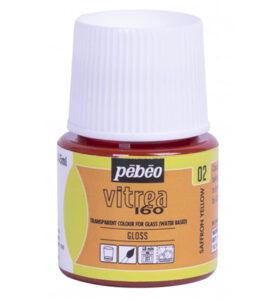 Pebeo Vitrea 160 gloss 45ml, Saffron yellow