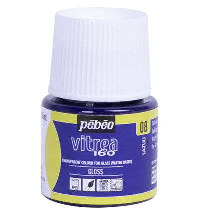Pebeo Vitrea 160 gloss 45ml, Lazuli