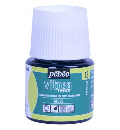 Pebeo Vitrea 160 gloss 45ml, Emerald