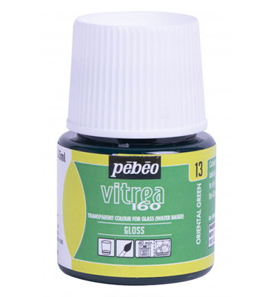 Pebeo Vitrea 160 gloss 45ml, Oriental green