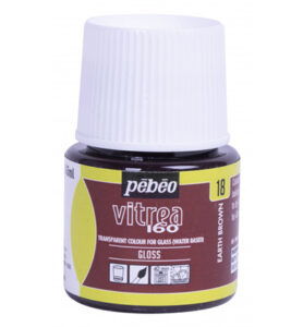 Pebeo Vitrea 160 gloss 45ml, Earth brown