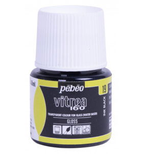 Pebeo Vitrea 160 gloss 45ml, Ink black