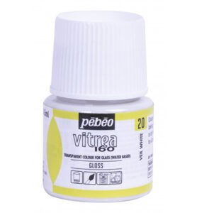 Pebeo Vitrea 160 gloss 45ml, Veil white