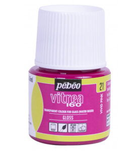 Pebeo Vitrea 160 gloss 45ml, Vivid pink