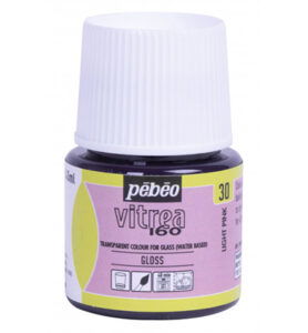Pebeo Vitrea 160 gloss 45ml, Light pink