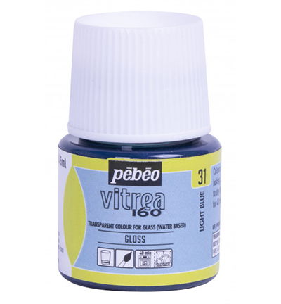 Pebeo Vitrea 160 gloss 45ml, Light blue