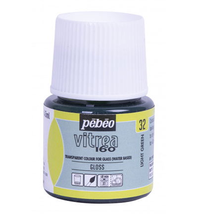 Pebeo Vitrea 160 gloss,45ml, Light green