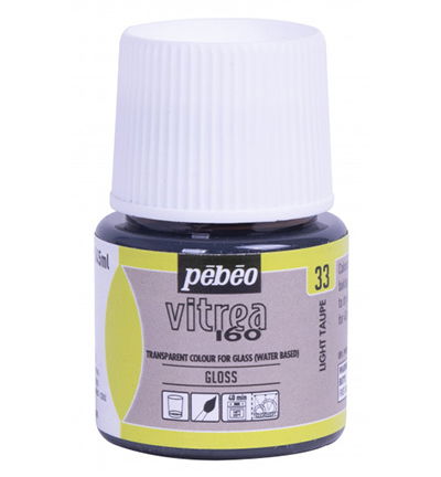 Pebeo Vitrea 160 gloss 45ml, Light taupe