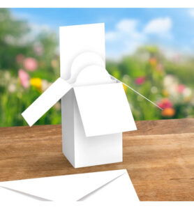 White Pop Up Box Cards & Envelopes