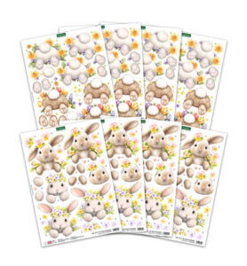 Die Cut Decoupage – Bunny Kisses & Fluffy Tails