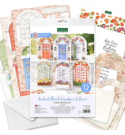 Arched Floral Windows & Doors Card Making Kit