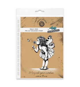 Andy Skinner Pre Cut Rubber Stamp Set, Make a wish