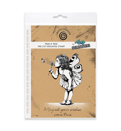 Andy Skinner Pre Cut Rubber Stamp Set, Make a wish