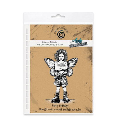 Andy Skinner Pre Cut Rubber Stamp Set, Princess Attitude