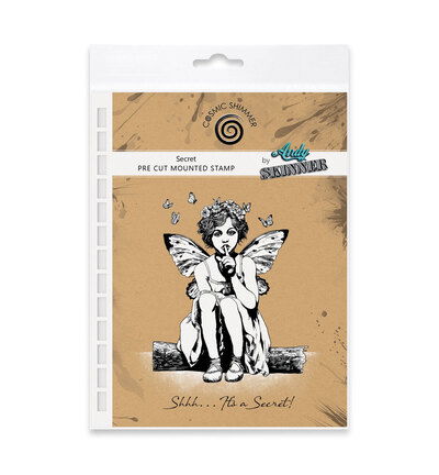 Andy Skinner Pre Cut Rubber Stamp Set, Secret