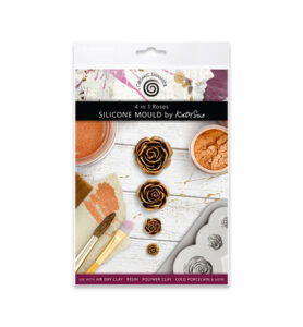 Cosmic Shimmer Silicone Mould, 4 in 1 Roses
