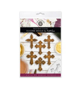 Cosmic Shimmer Silicone Mould, Decorative Crosses