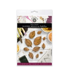 Cosmic Shimmer Silicone Mould, Rose Leaves