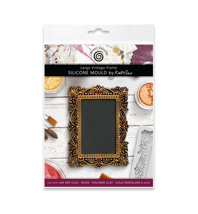 Cosmic Shimmer Silicone Mould, Large Vintage Frame