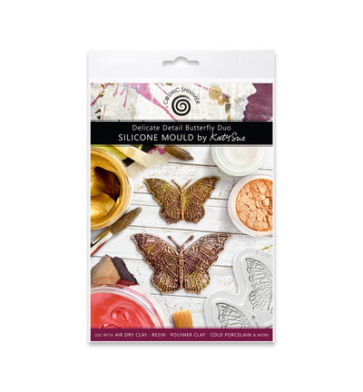 Cosmic Shimmer Silicone Mould, Delicate Detail Butterfly Duo