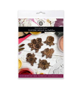 Cosmic Shimmer Silicone Mould, Decorative Roses