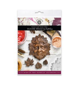 Cosmic Shimmer Silicone Mould, Forest Leaf Green Man