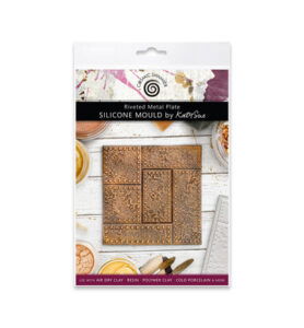Cosmic Shimmer Silicone Mould, Riveted Metal Plate