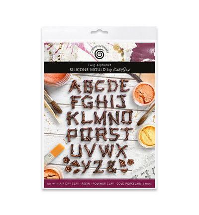 Cosmic Shimmer Silicone Mould, Twig Alphabet