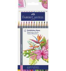 Aquarelpotlood FC Goldfaber Tropical Blossoms kartonetui 12 pcs