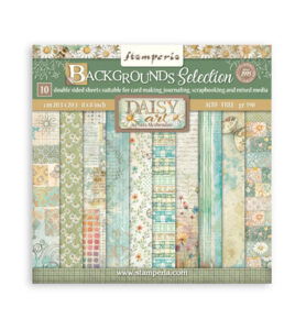 Scrapbooking Small Pad, Backgrounds Selection Daisy Art