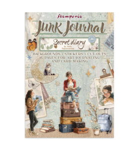 Junk journal stickers, cut-outs, backgrounds Secret Diary