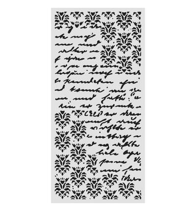 Thick stencil Secret Diary, Seal and writings