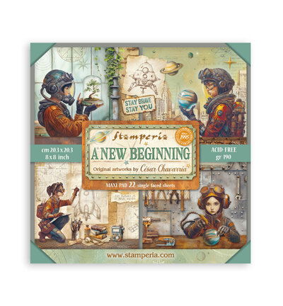 A New Beginning – Small Pad – 22 vel enkelzijdig zuurvrij
