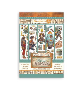 A New Beginning – Washi Pad – 8 zelfklevende washi vellen zuurvrij