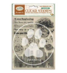 A New Beginning – Clear Stempels – modulair met afneembare vormen