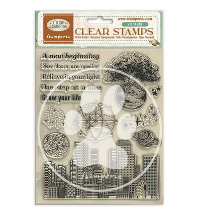 A New Beginning – Clear Stempels – modulair met afneembare vormen