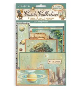A New Beginning – Kaartencollectie – 7 kaarten 5 tags 1 bladwijzer dubbelzijdig zuurvrij