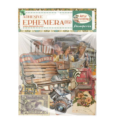 Art of Travelling – Ephemera – zelfklevend – 39 stuks
