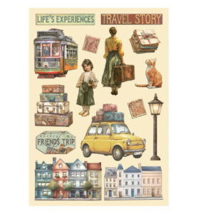 Art of Travelling – Houten vormen – lasersnit A5