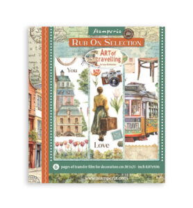 Art of Travelling – Rub On Selectie – 6 pagina’s transferfolie