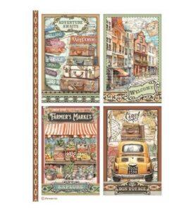 Art of Travelling – Rijstpapier A4 individueel verpakt