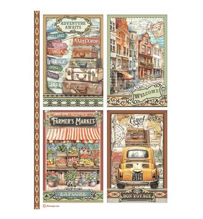 Art of Travelling – Rijstpapier A4 individueel verpakt